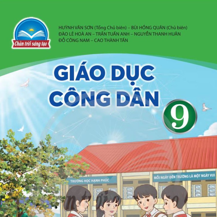 SÁCH GIÁO KHOA GDCD 9 CHÂN TRỜI SÁNG TẠO PDF Miễn phí